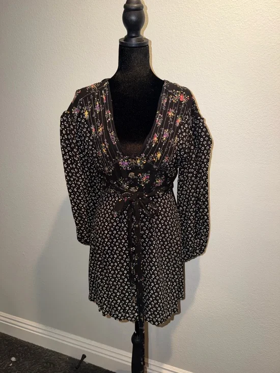 Free People Wonderland Printed Mini Dress - Picture 3 of 6